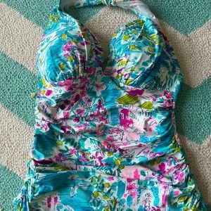Lilly Pulitzer Postcards From Positano Swim Top